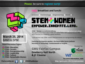 STEM+ WOMEN: Empower. Innovate. Lead.